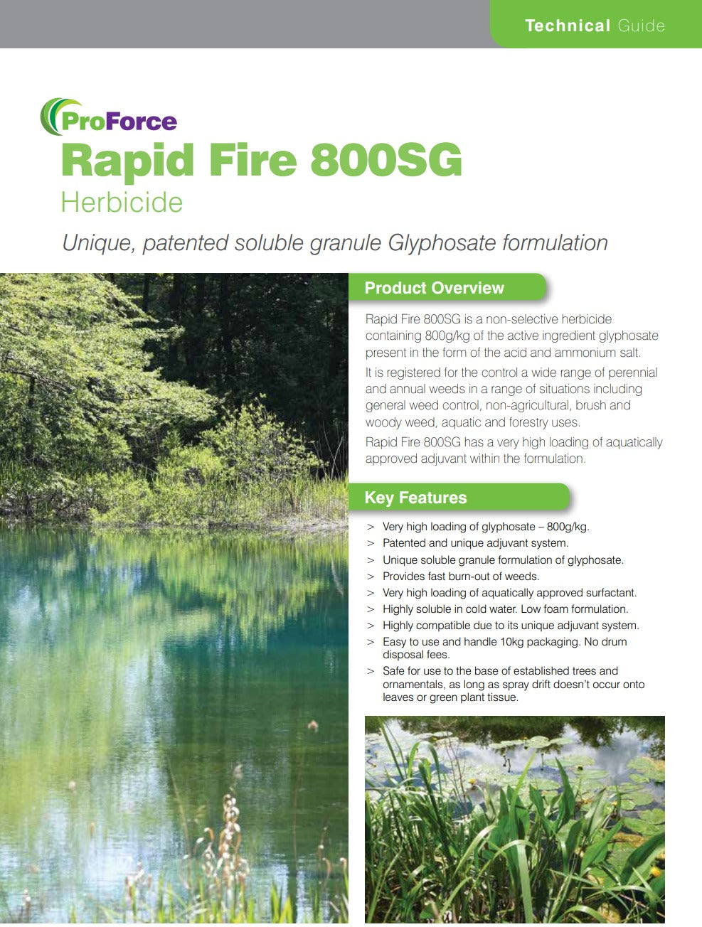 ProForce Rapid Fire 800SG Herbicide 10kg